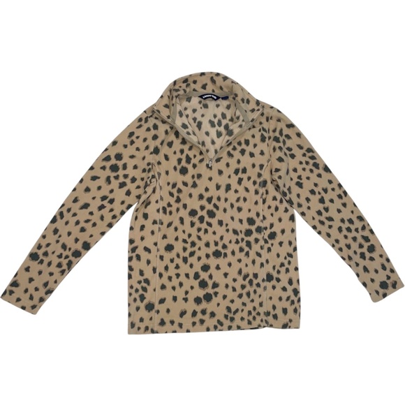 Land’s End cheetah print sweater - Picture 2 of 4